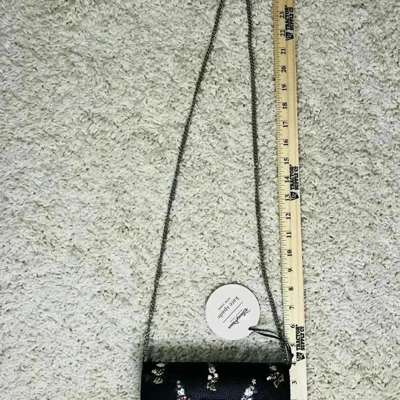 KATE SPADE DISNEY PARKS MINNIE MOUSE LEATHER WALLET CROSSBODY BAG NWT - Picture 13 of 13